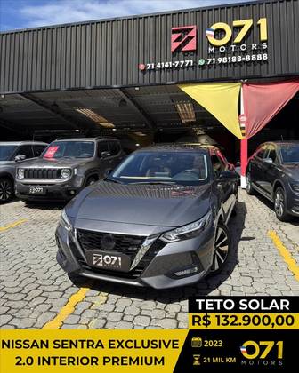 NISSAN SENTRA 2.0 16V GASOLINA EXCLUSIVE XTRONIC